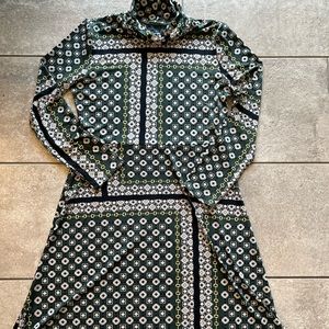 NWOT Patterned Turtleneck Dress